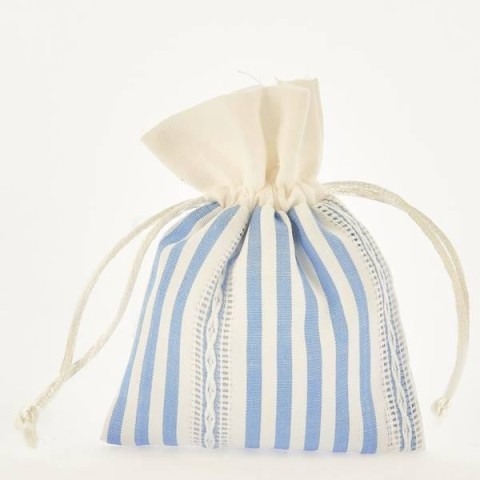 SACC CELESTE RETT RIGATO CM10